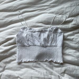 la hearts white tank top